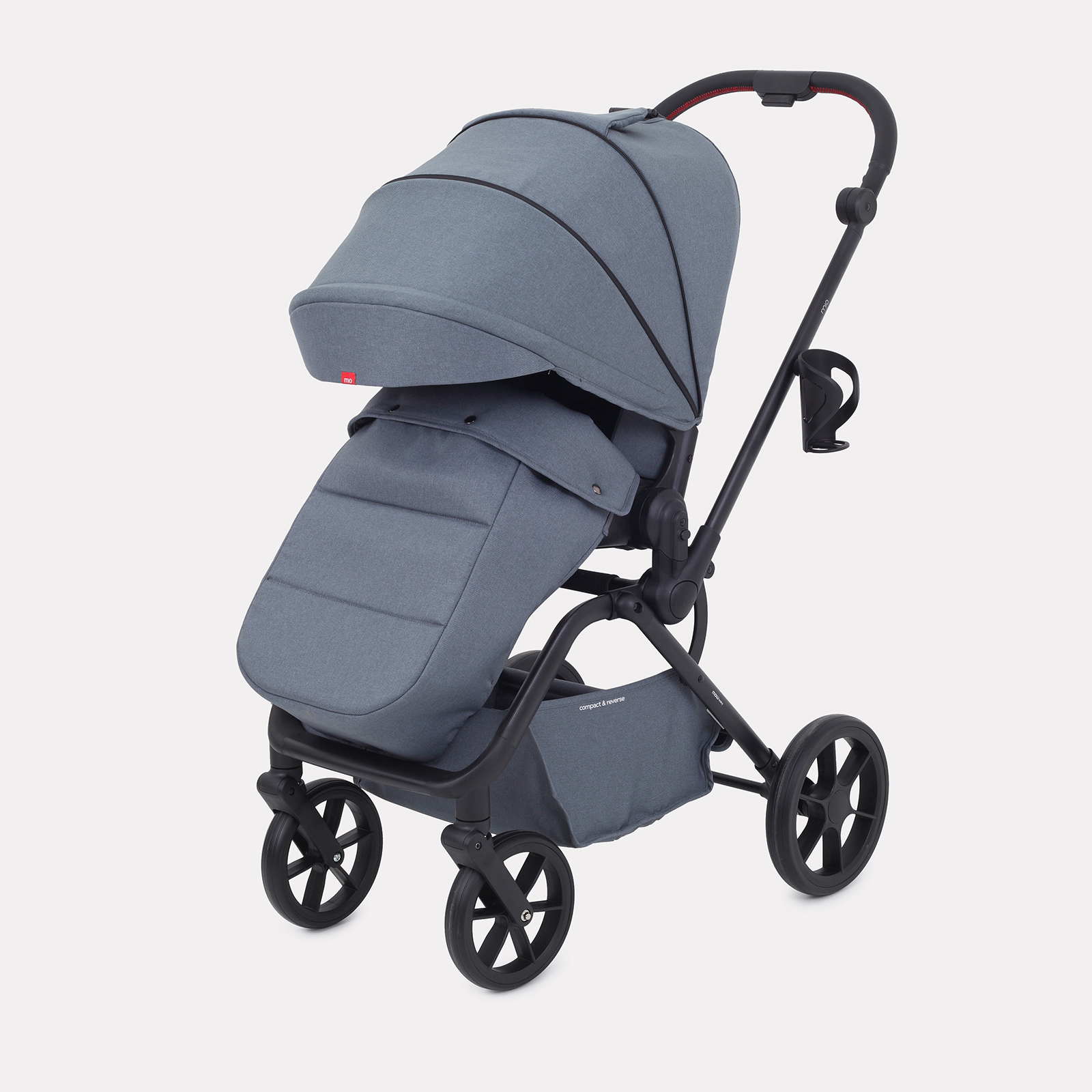 Коляска детская MOWbaby Mio MB102 Grey - фото 3