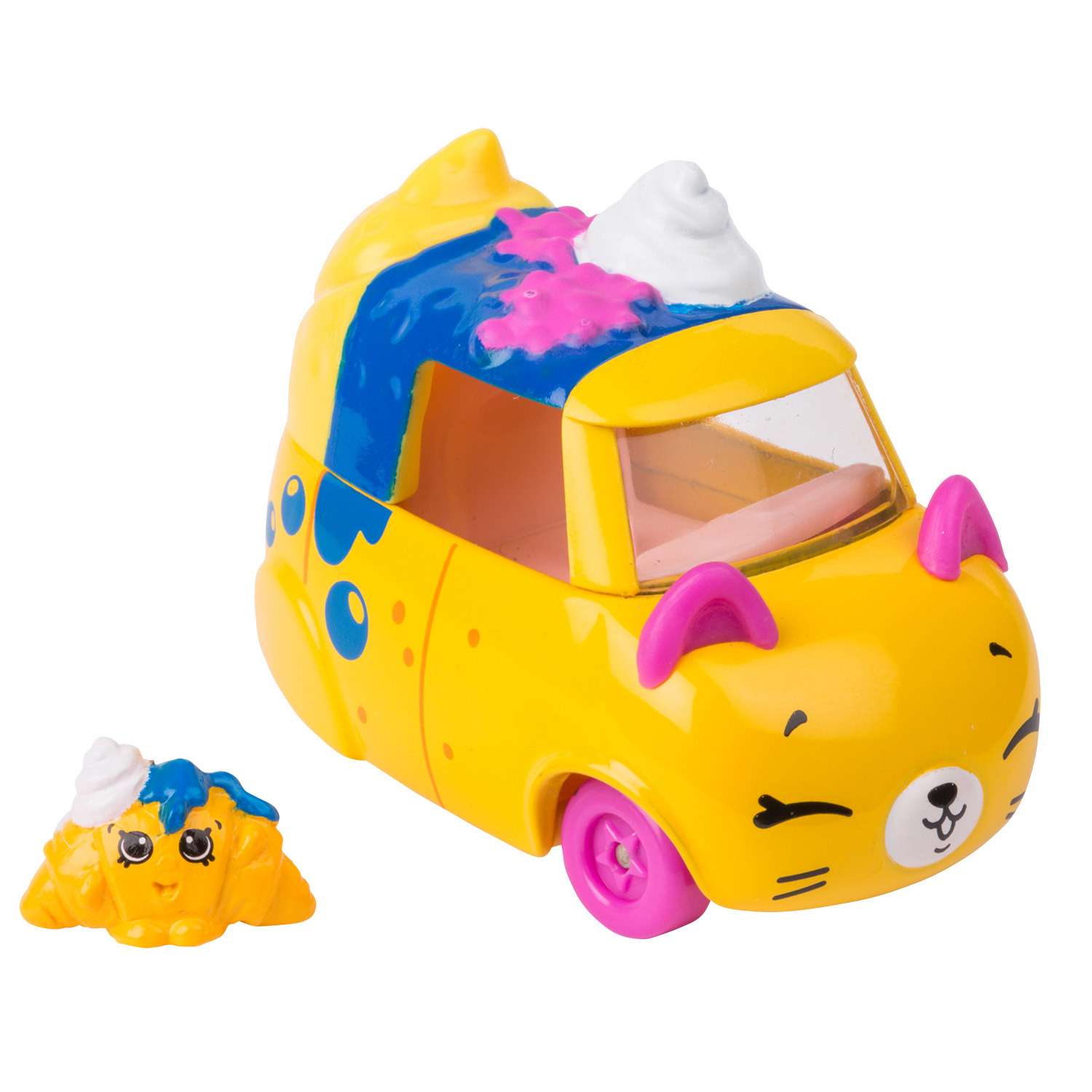 Машинка Cutie Cars с мини-фигуркой Shopkins S3 Ягодный Круассан 56749 - фото 1