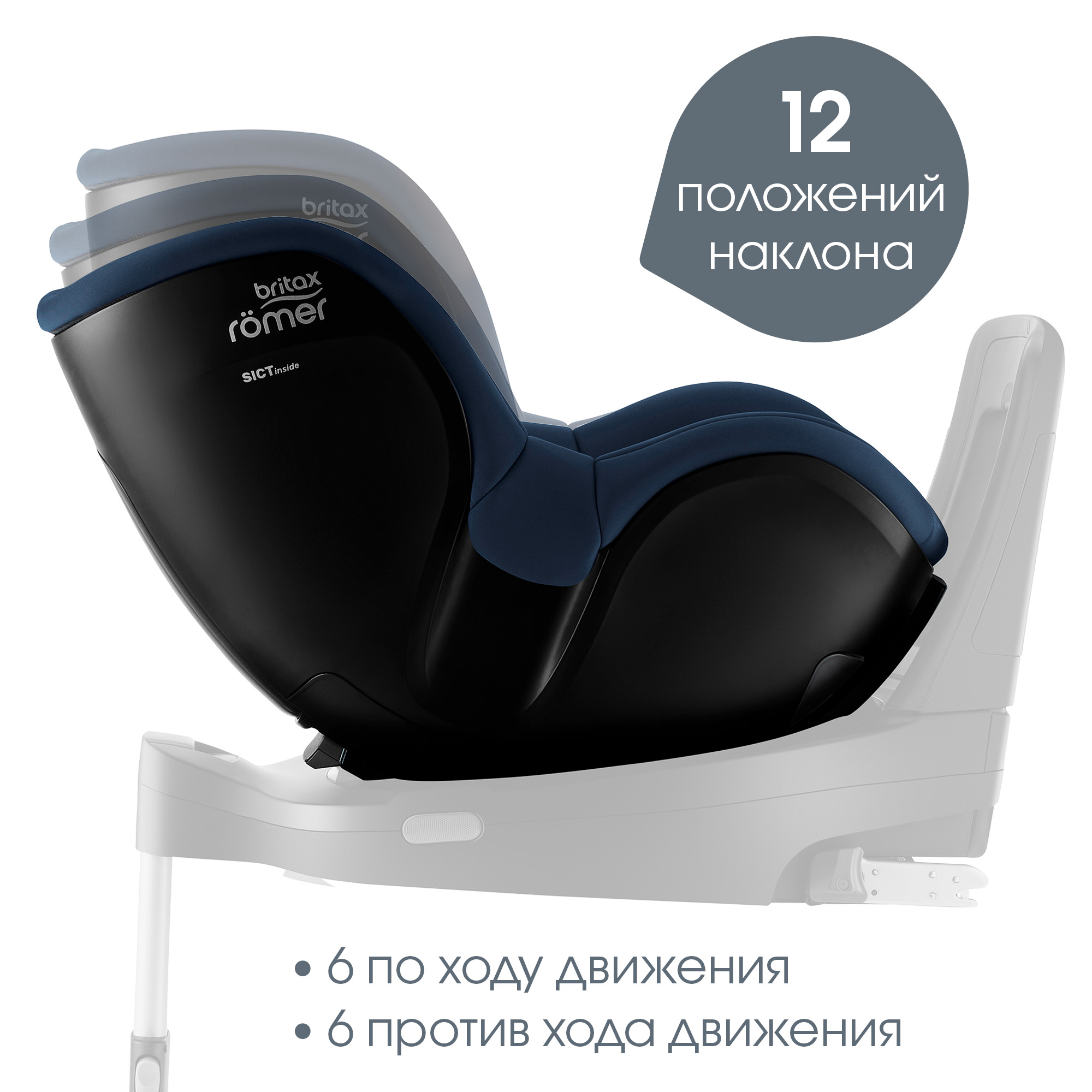 Автокресло Britax Roemer Dualfix 5Z Indigo Blue - фото 4