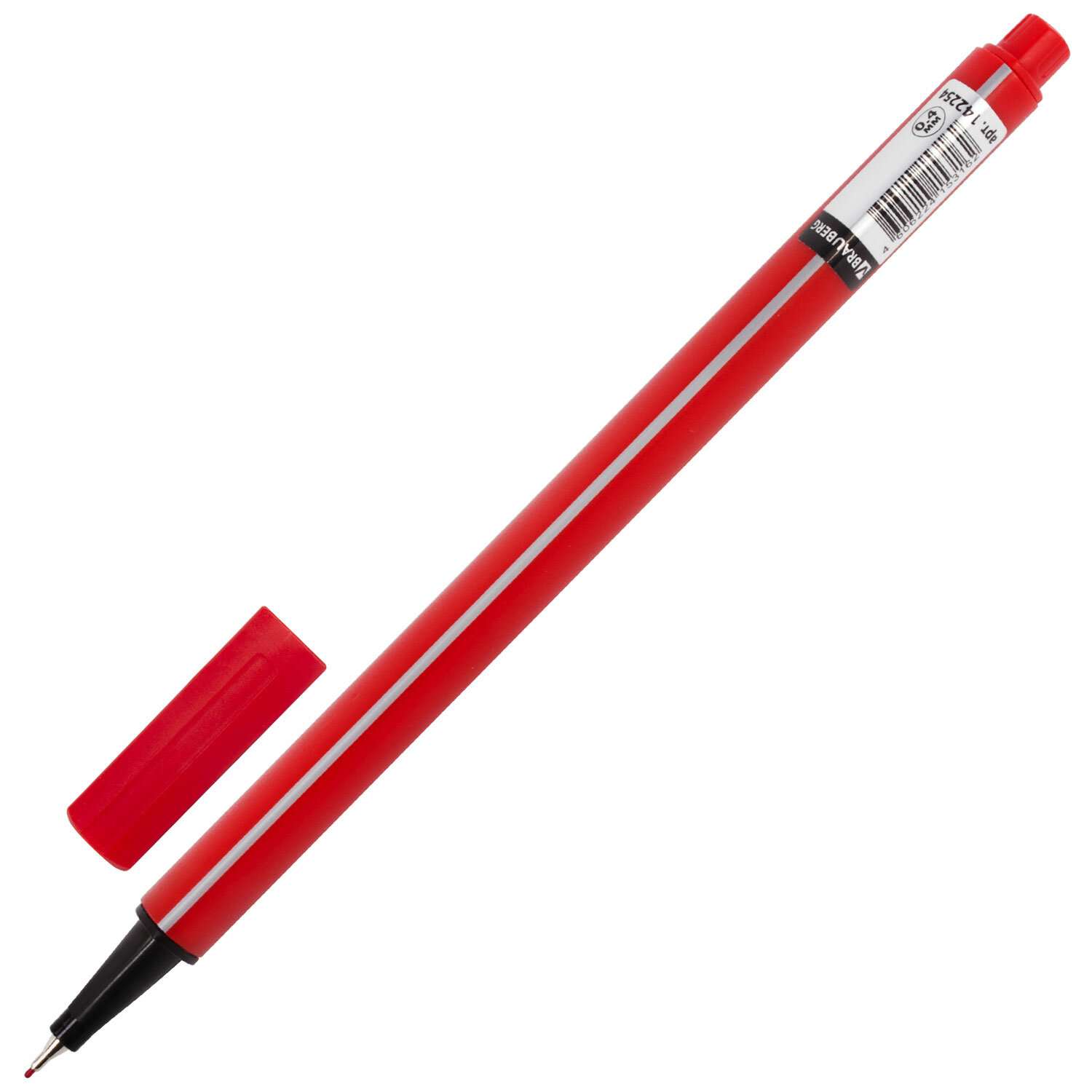 Ручки капиллярные Brauberg линеры красные набор 12 шт для рисования и скетчинга - фото 5