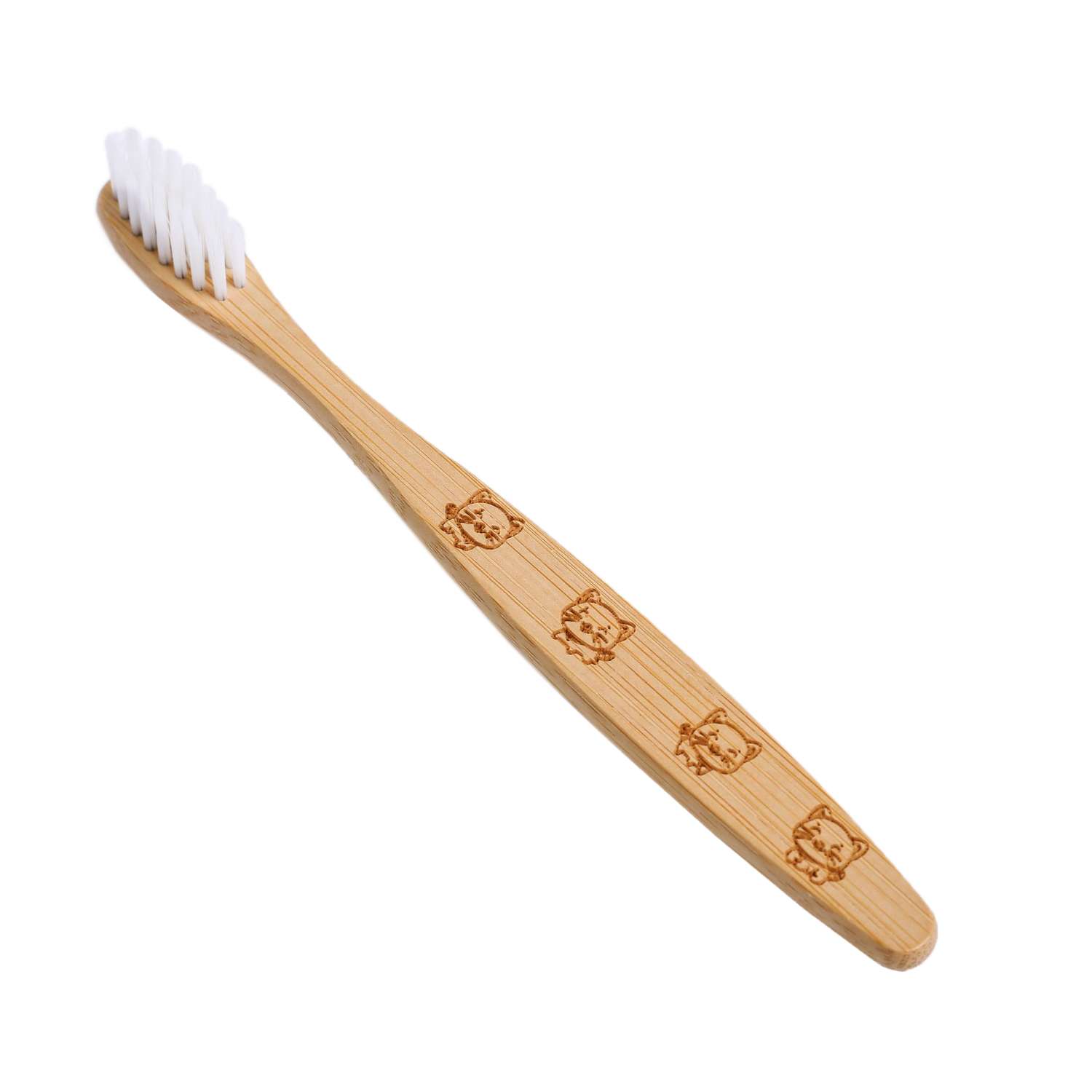 Зубная щётка Sima-Land бамбук «Котята» - фото 1