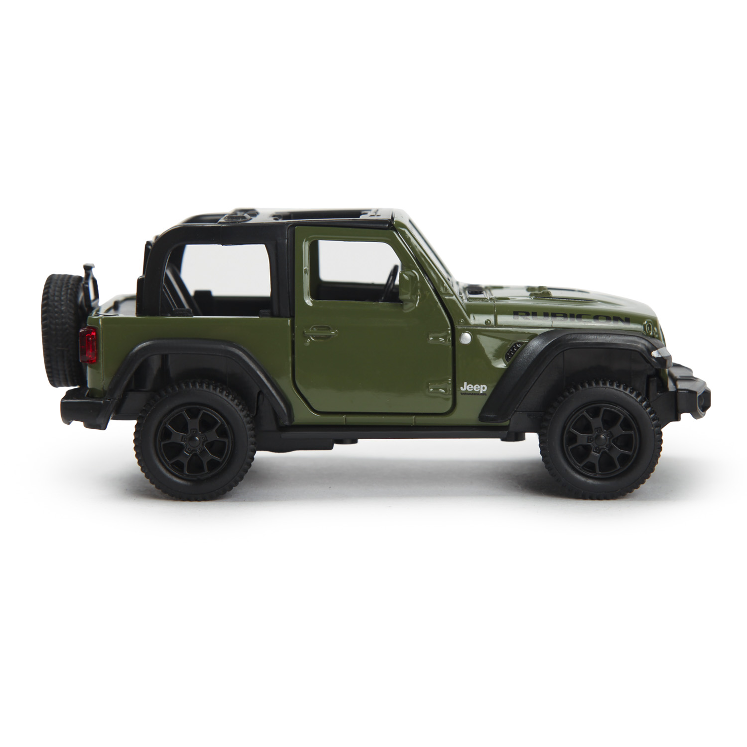 Автомобиль Mobicaro Jeep Rubicon Open Top 1:32 зеленый 544060NT(А) - фото 4