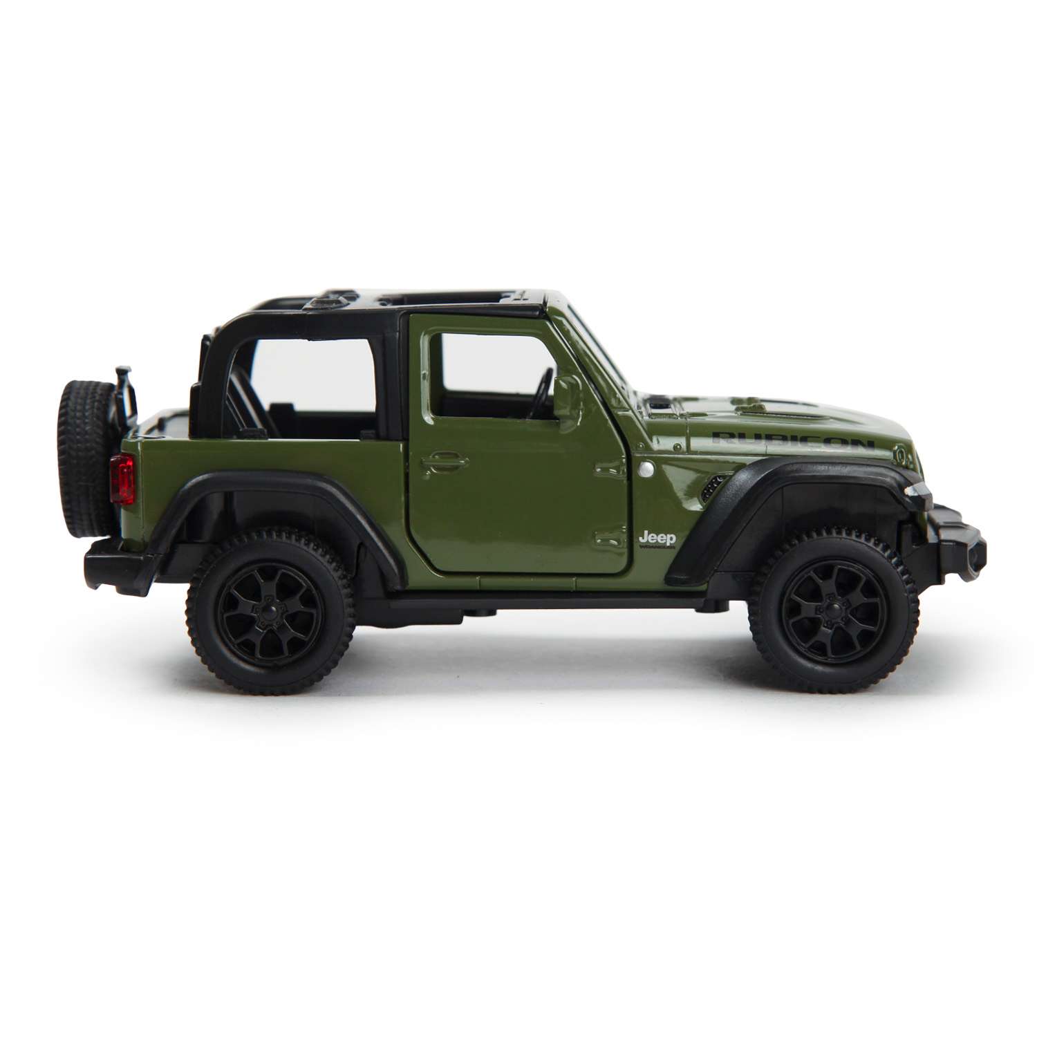 Автомобиль Mobicaro Jeep Rubicon Open Top 1:32 без механизмов зеленый 544060NT(А) - фото 4