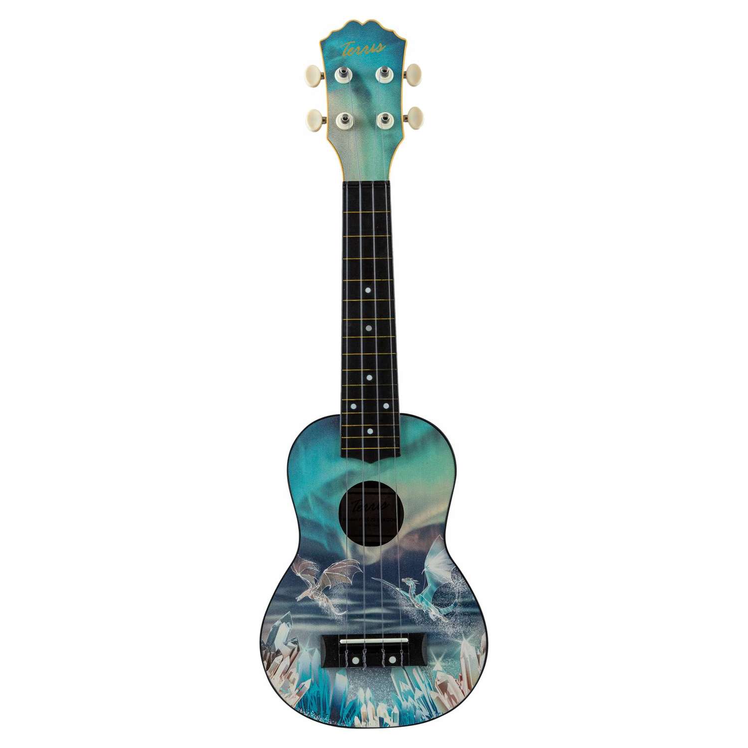Гитара гавайская Terris укулеле сопрано PLUS-70 DRAGON - фото 1