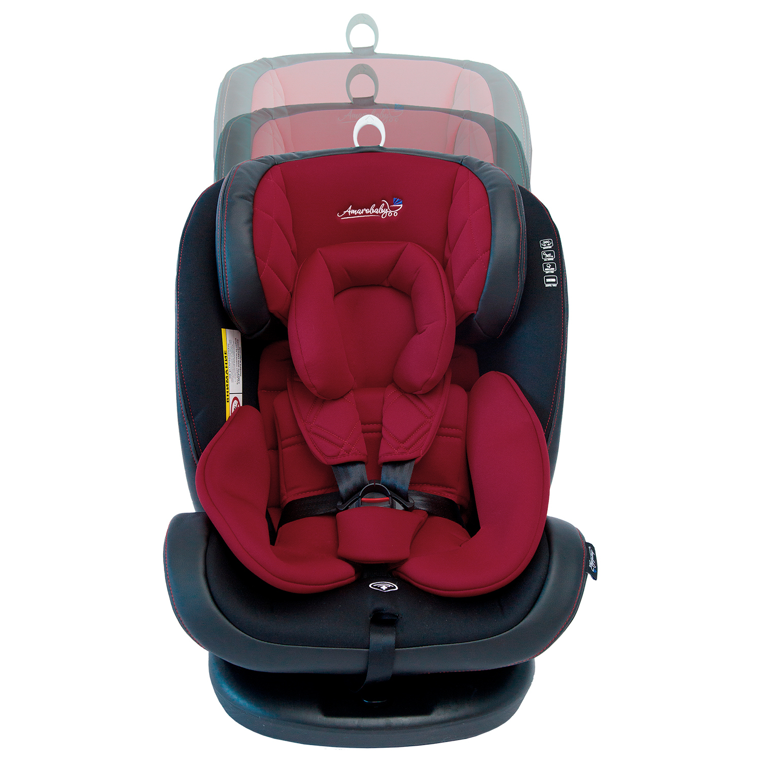 Автокресло Amarobaby Isofix 0+/1/2/3 (0-36 кг) - фото 7