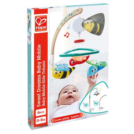 Игрушка для новорожденных HAPE Мобиль Сладких снов E0044_HP