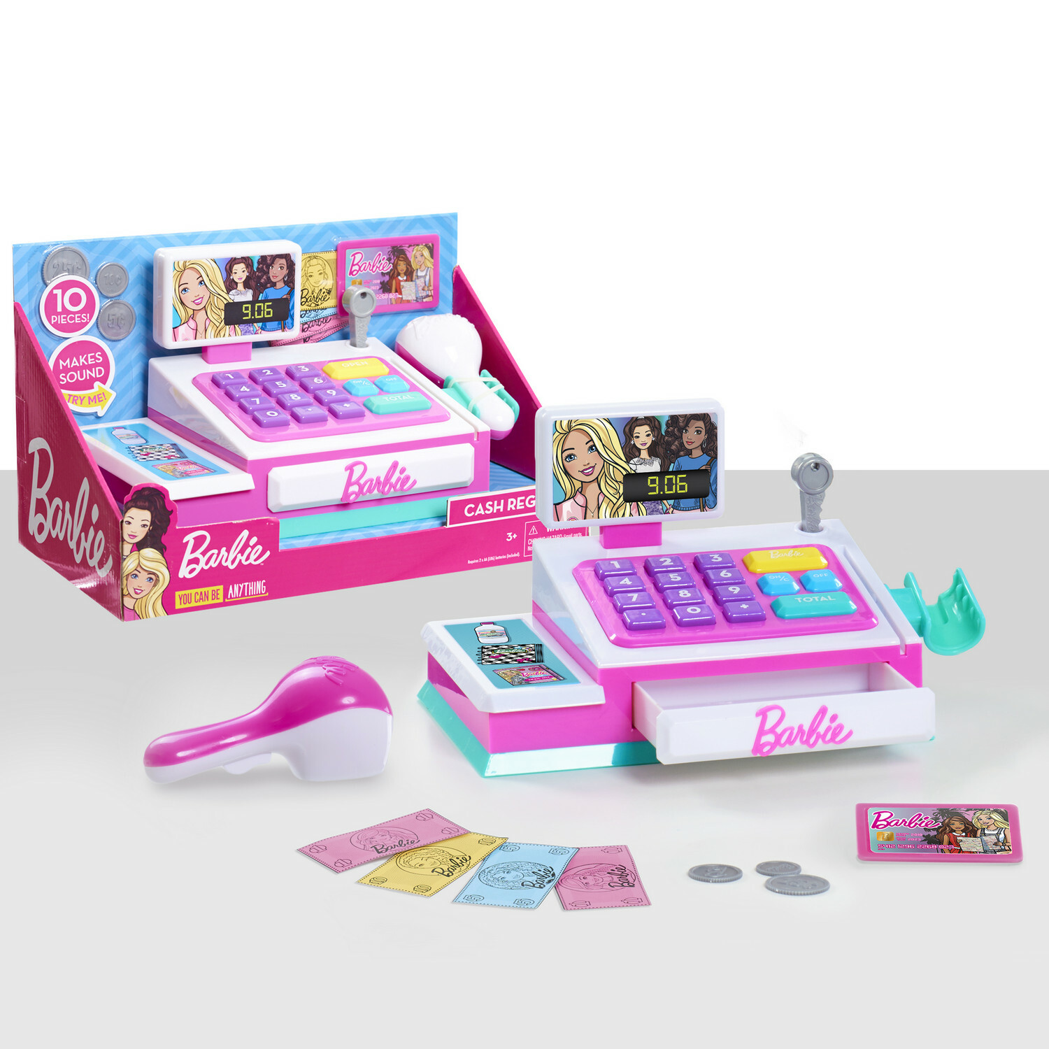 Игрушка Barbie Кассовый аппарат с белым сканером малый 62980 - фото 11