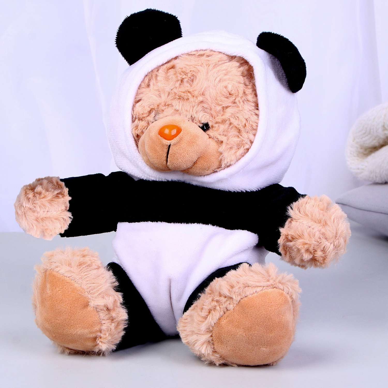 Мягкая игрушка Milo Toys «Мишка в костюме панды» 20 см - фото 8