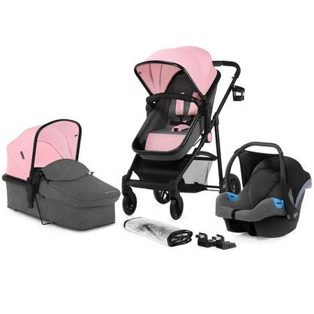 Коляска 3 в 1 Kinderkraft Juli Pink KKWJULIPNK3000