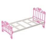 Мебель для кукол ОГОНЁК Кроватка Розовый С-1426