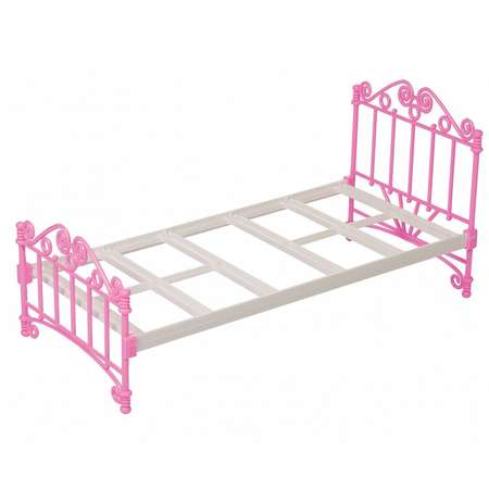 Мебель для кукол ОГОНЁК Кроватка Розовый С-1426