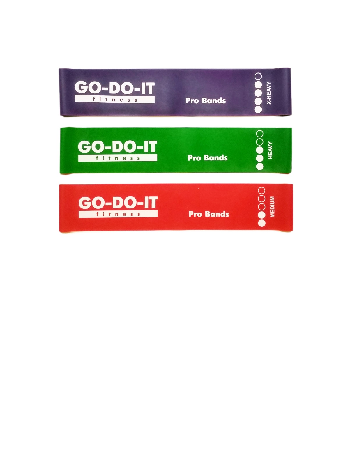Резинки для фитнеса GO-DO-IT Универсальный набор STANDARD шириной 5 см 3 шт - фото 1