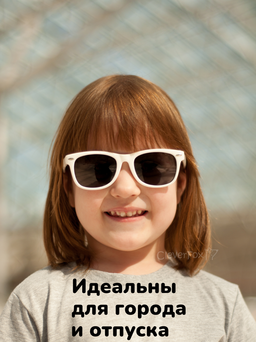 Солнцезащитные очки CleverFox Очки+футлярБел - фото 4