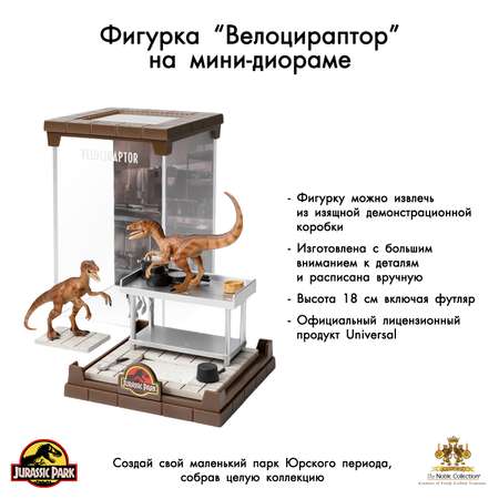 Фигурка Jurassic Park Велоцирапторы 18 см - в футляре