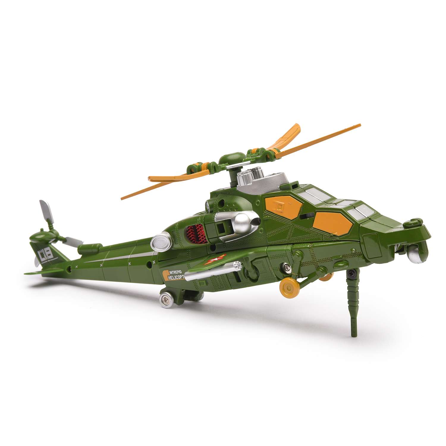 Робот 2 в1 Devik Toys Военный вертолет - фото 5