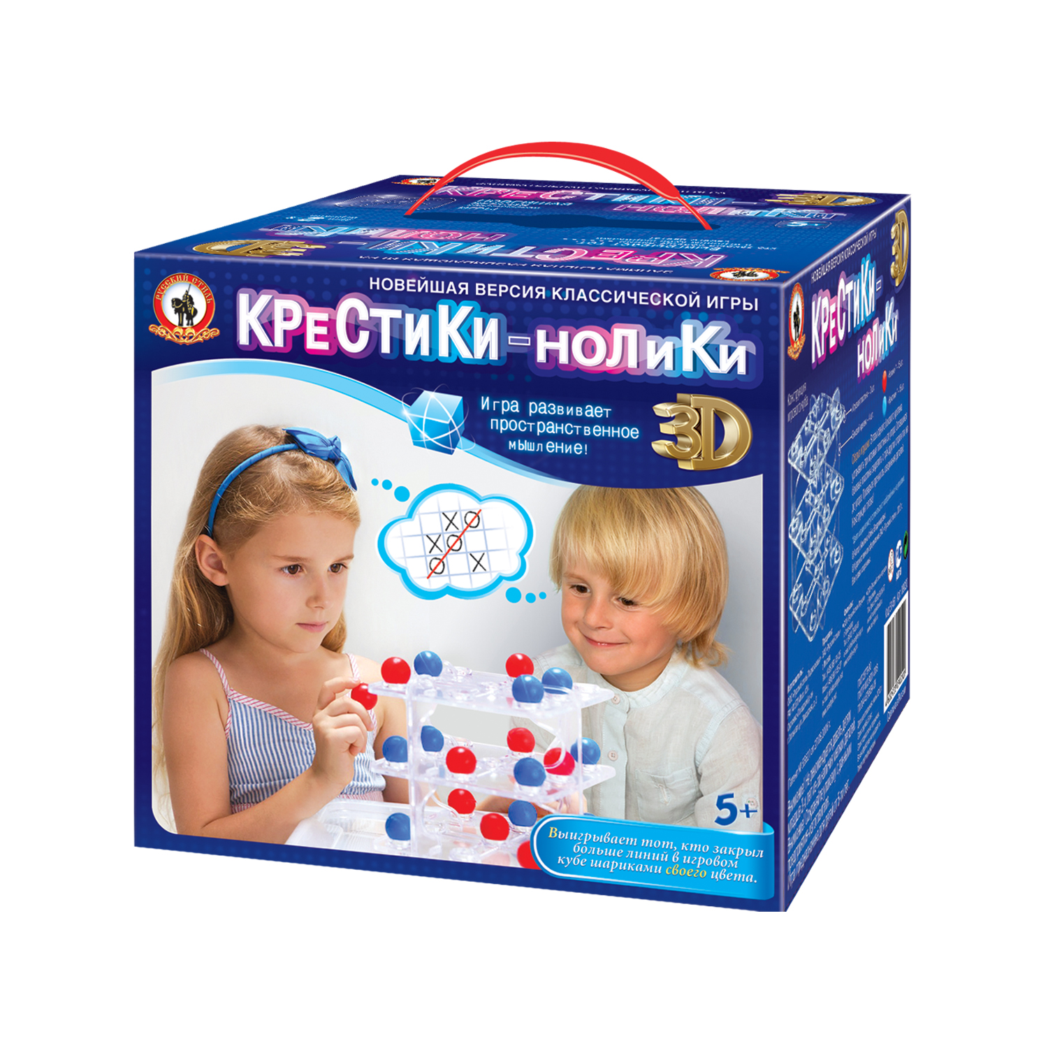 Игра настольная Русский стиль Крестики нолики 3D 51461