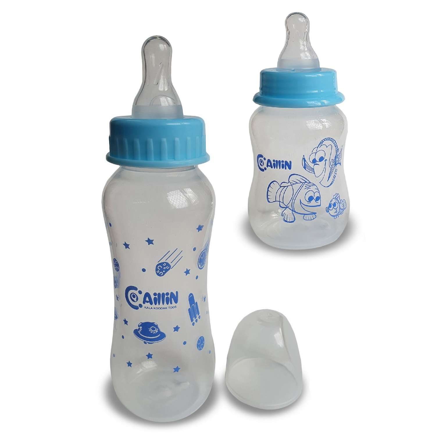 Бутылочки для кормления AilliN 2шт. 150мл и 240мл голубые - фото 1