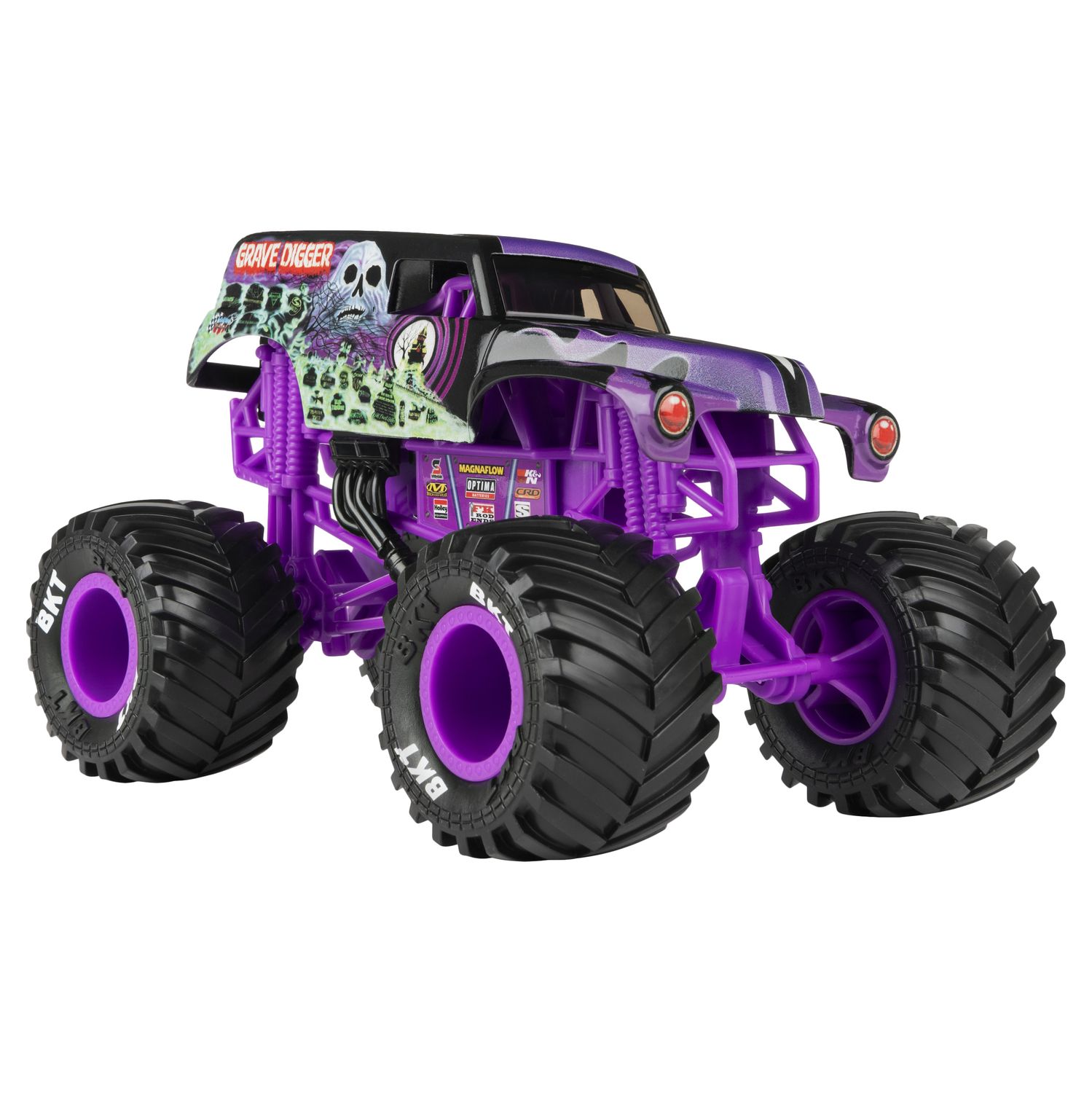 Машинка Monster Jam 1:24 Grave Digger 6060880 купить по цене 999 ₽ в  интернет-магазине Детский мир