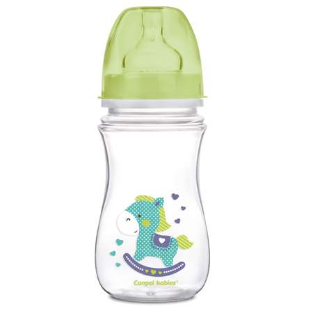 Бутылочка Canpol Babies антиколиковая с широким горлышком 240 мл в ассортименте