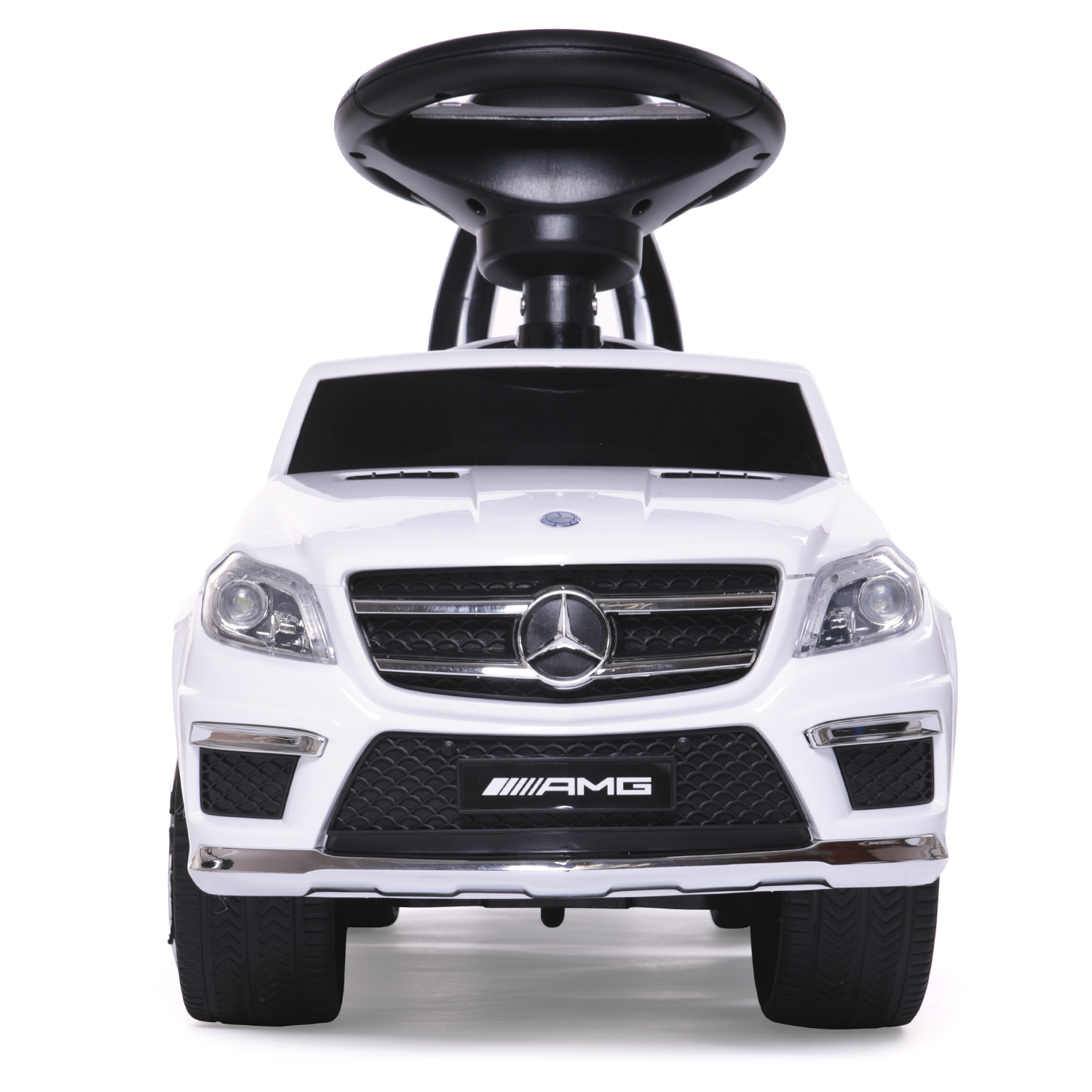 Каталка BabyCare Mercedes-Benz копия модели GL 63 AMG Белый - фото 3