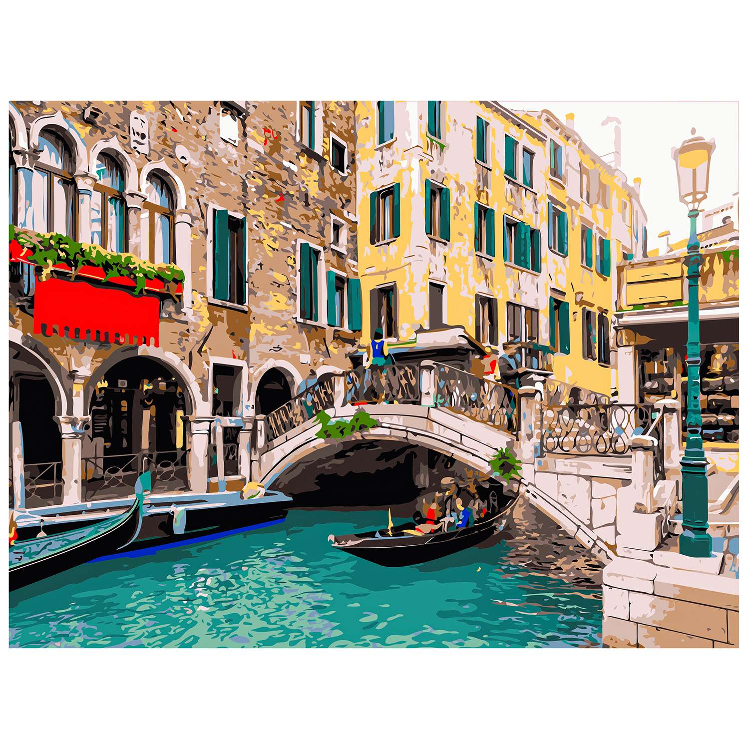 Картина по номерам Рыжий кот Венецианский день Х-6467 - фото 1