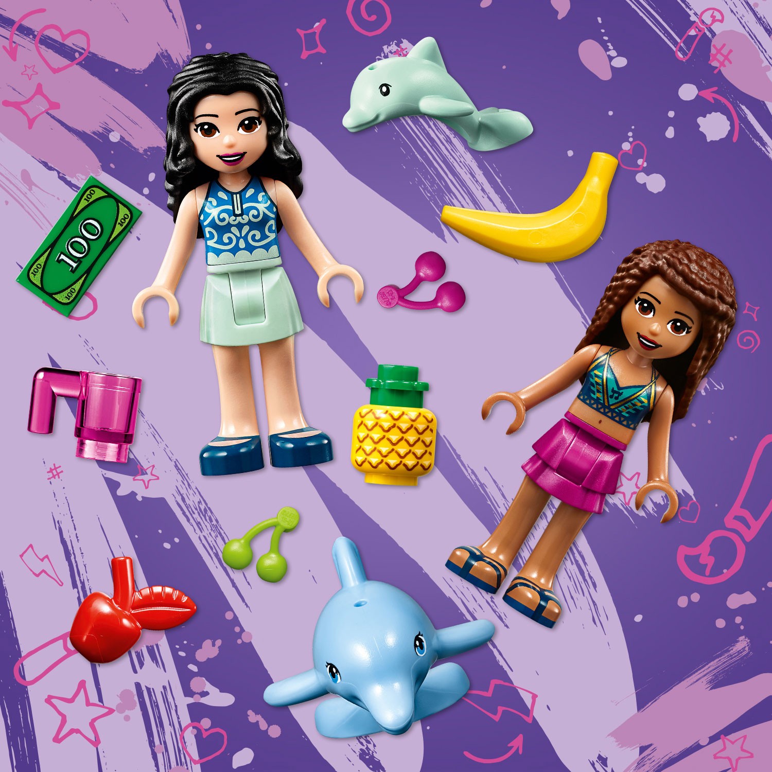 Конструктор LEGO Friends Фургон-бар для приготовления сока 41397 - фото 13