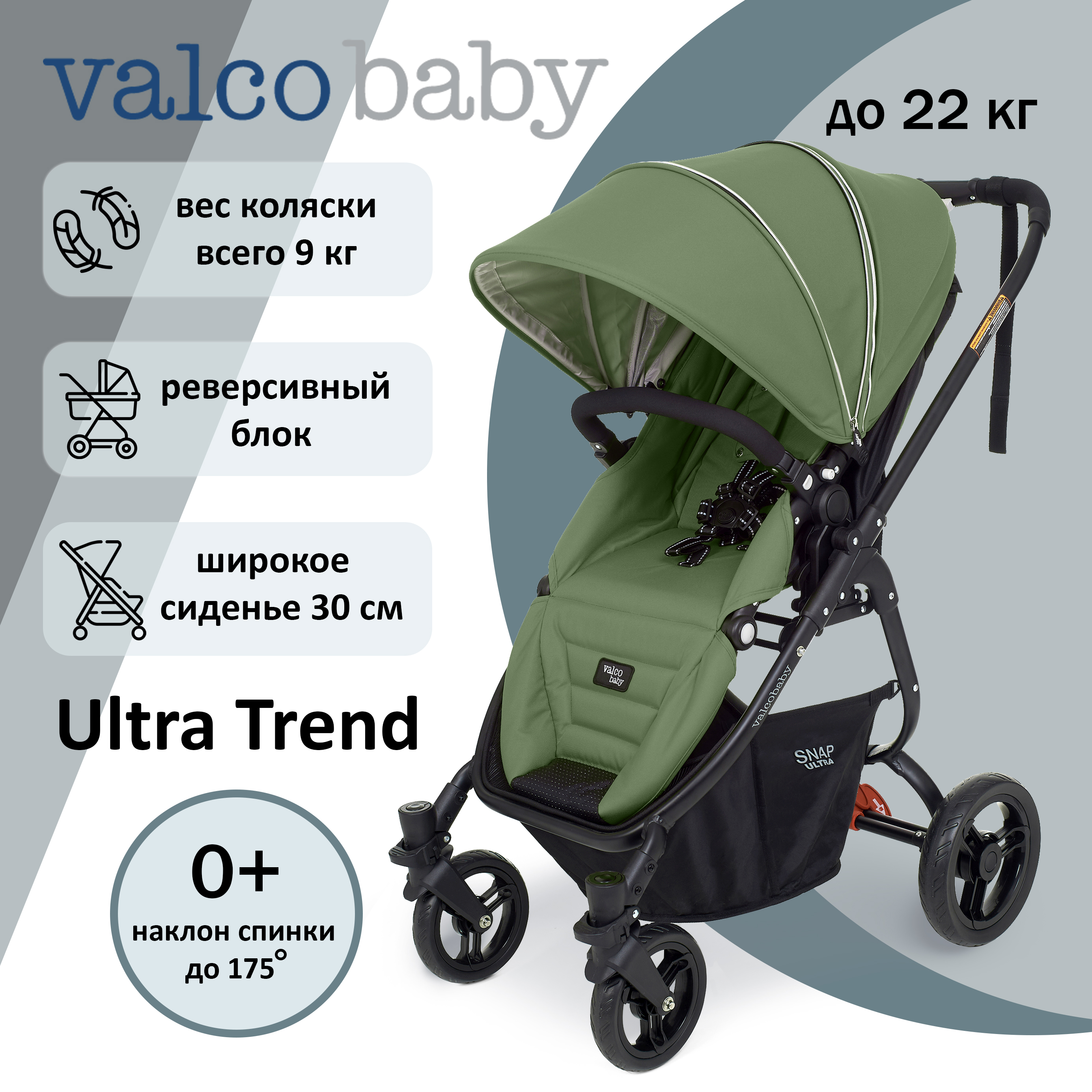 Прогулочная коляска Valco baby Snap 4 Ultra - фото 12