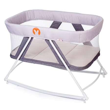 Колыбель-манеж Babyhit Rocking Crib Light-Grey