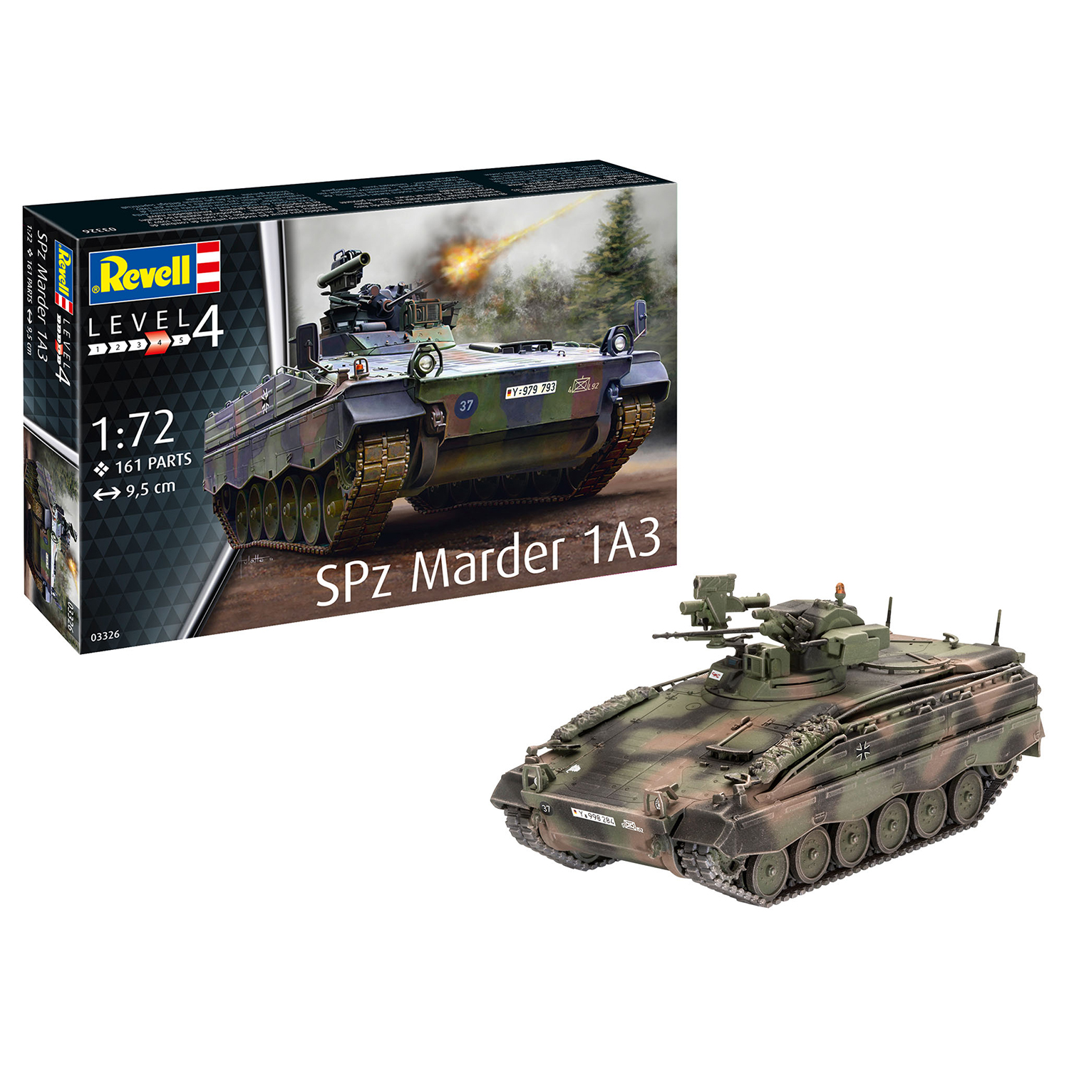 Сборная модель Revell Германская боевая машина пехоты SPz Marder 1A3 Куница  купить по цене 2518 ₽ в интернет-магазине Детский мир