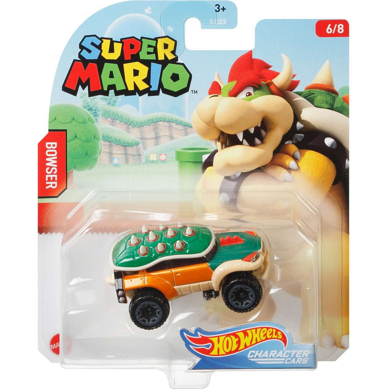 Машинка Hot Wheels Герои компьютерных игр Super Mario Боузер GPC09 купить  по цене 5190 ₸ в интернет-магазине Детский мир