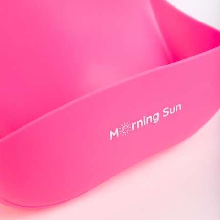 Набор детской посуды Morning Sun Силиконовый маликово-розовый