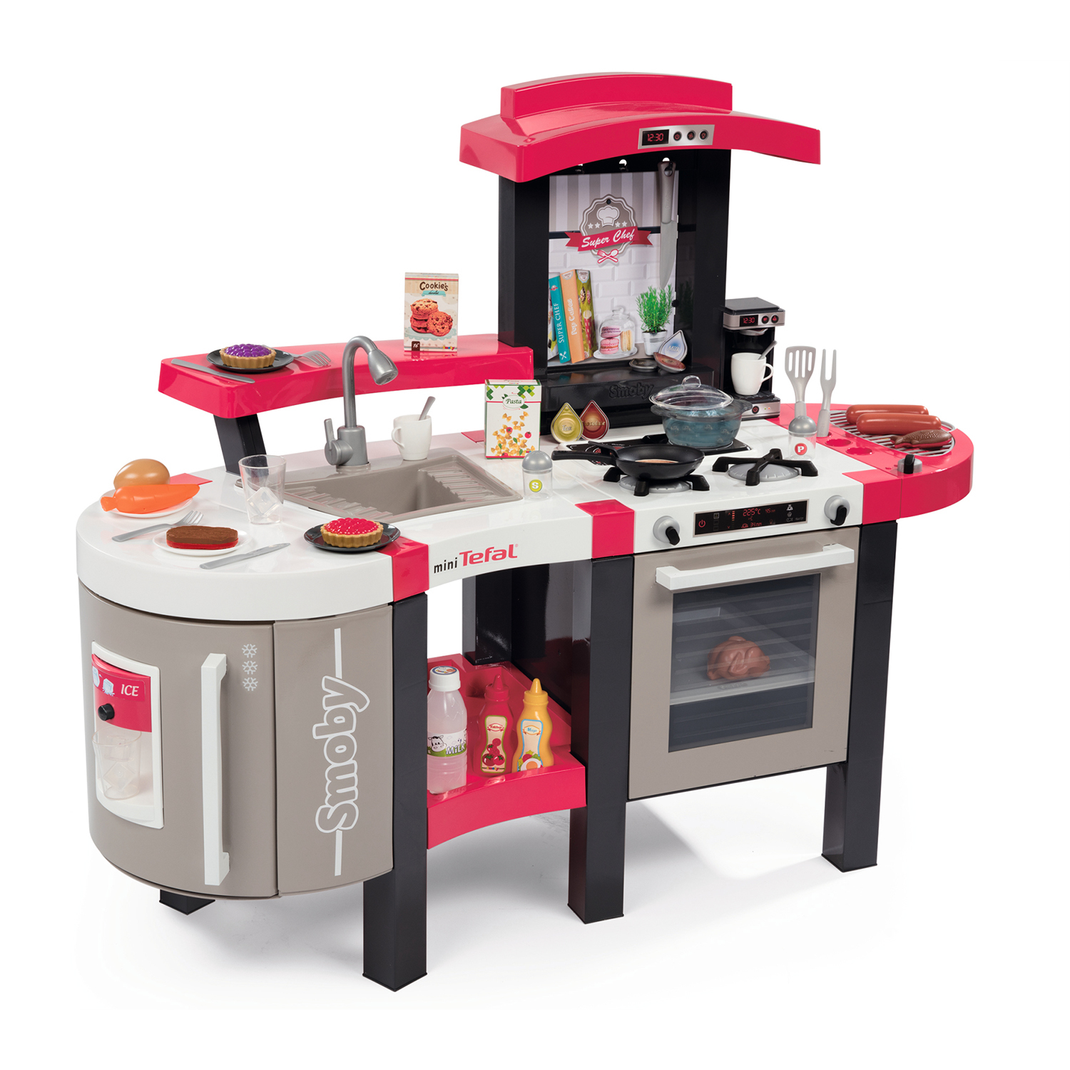 Кухня Smoby Tefal super chef Deluxe электронная 311304 - фото 1