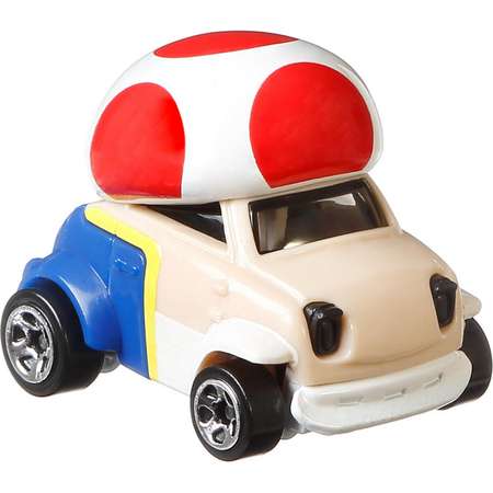Машинка Hot Wheels Герои компьютерных игр Super Mario Тоад GPC12