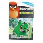 Пешеходный светоотражатель 1TOY Angry Birds (зеленый)