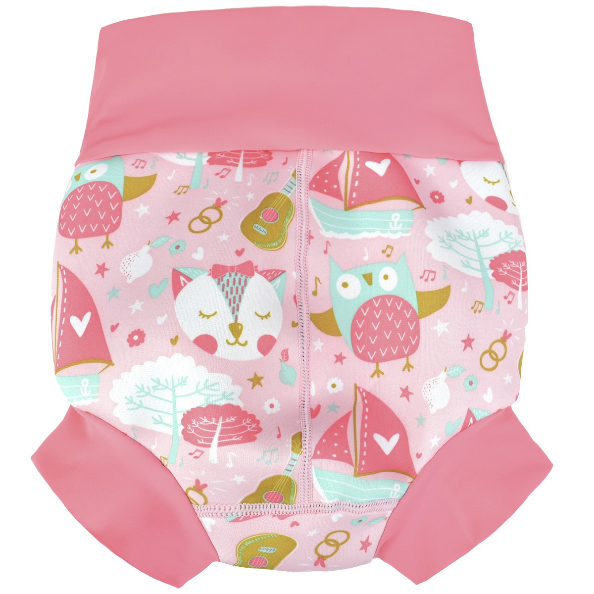 Подгузник для плавания Splash About Happy Nappy Кошечки и совы XL - фото 2