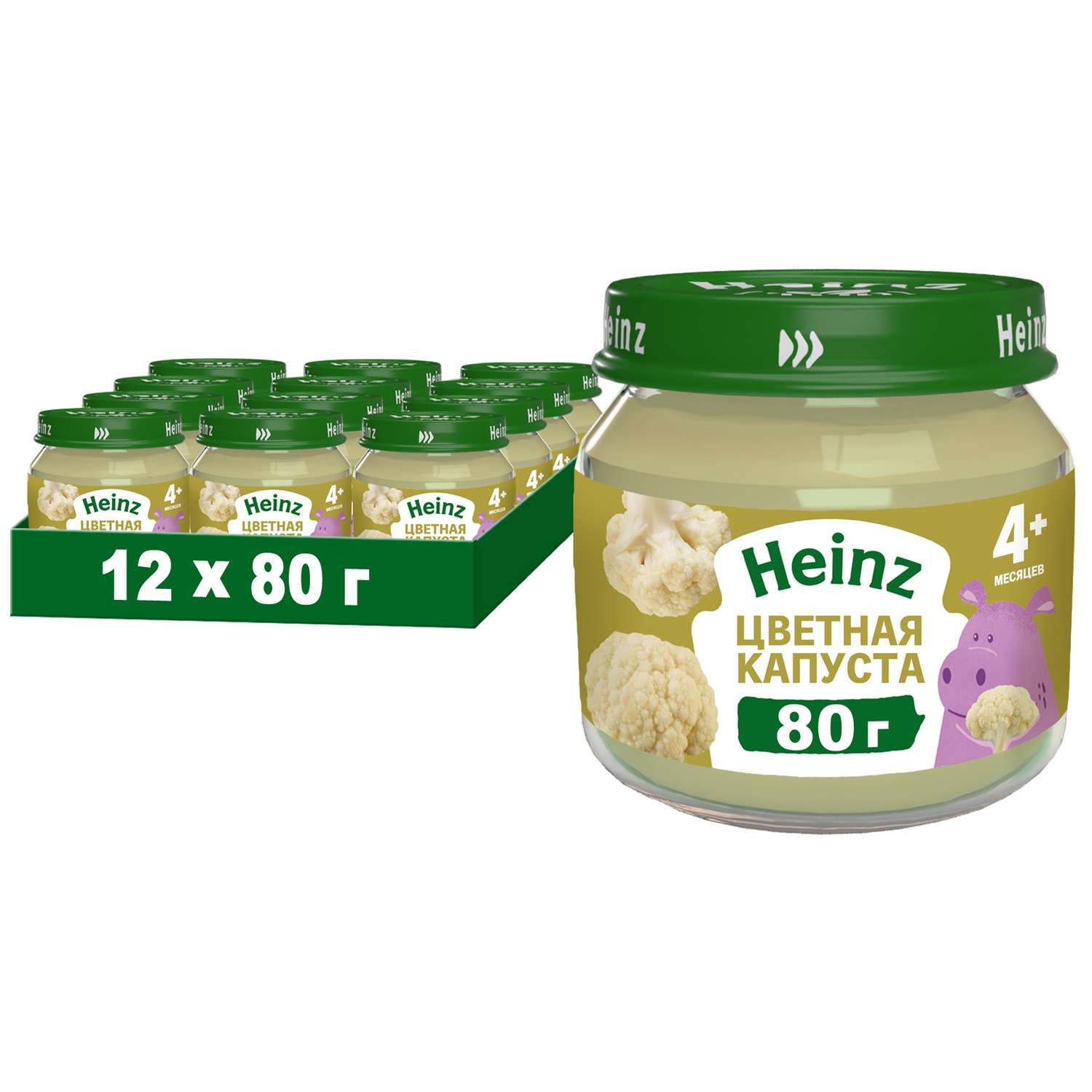 Пюре Heinz цветная капуста 80г с 4месяцев - фото 11