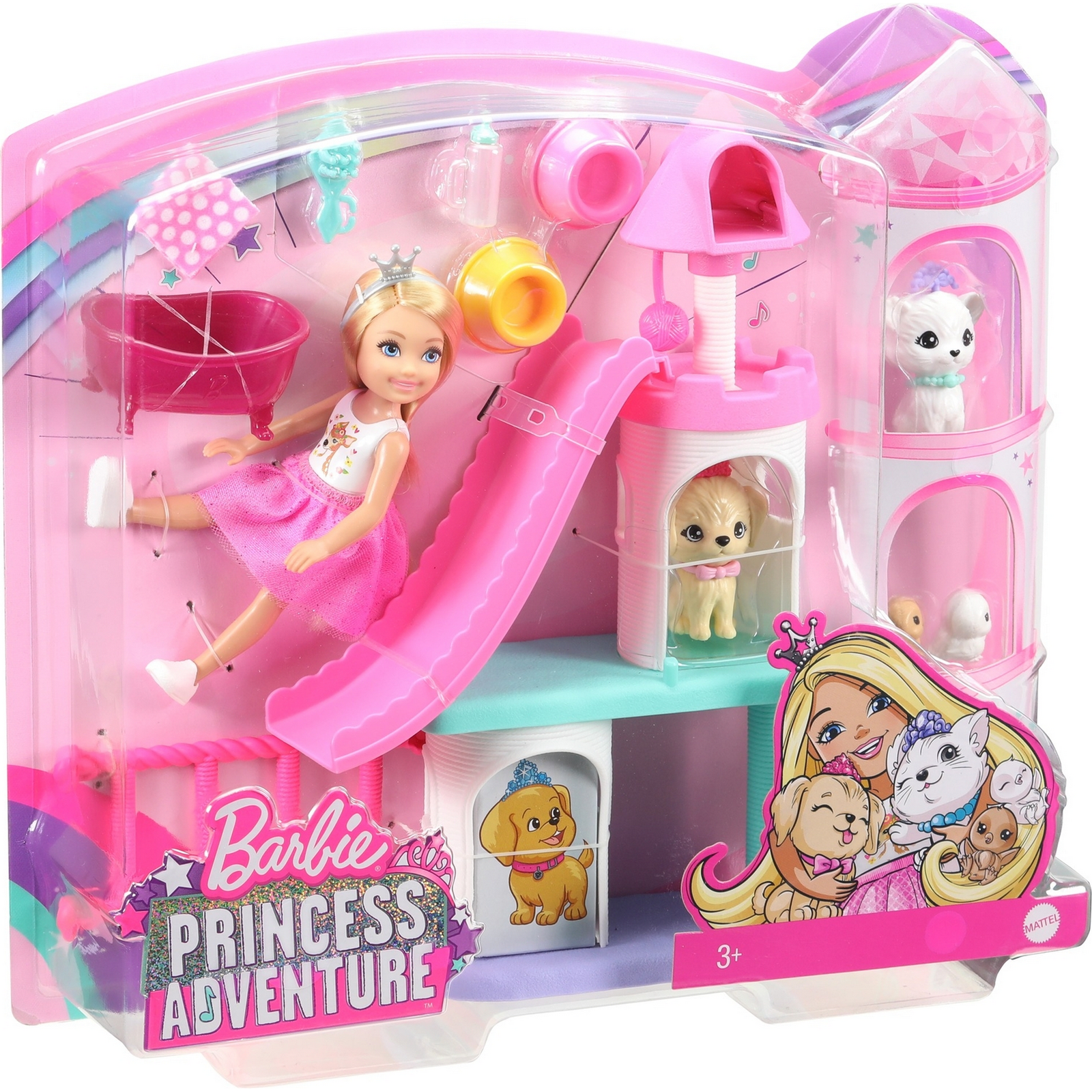 Набор игровой Barbie Семья Приключения принцессы Челси 1 GML73 GML72 - фото 3