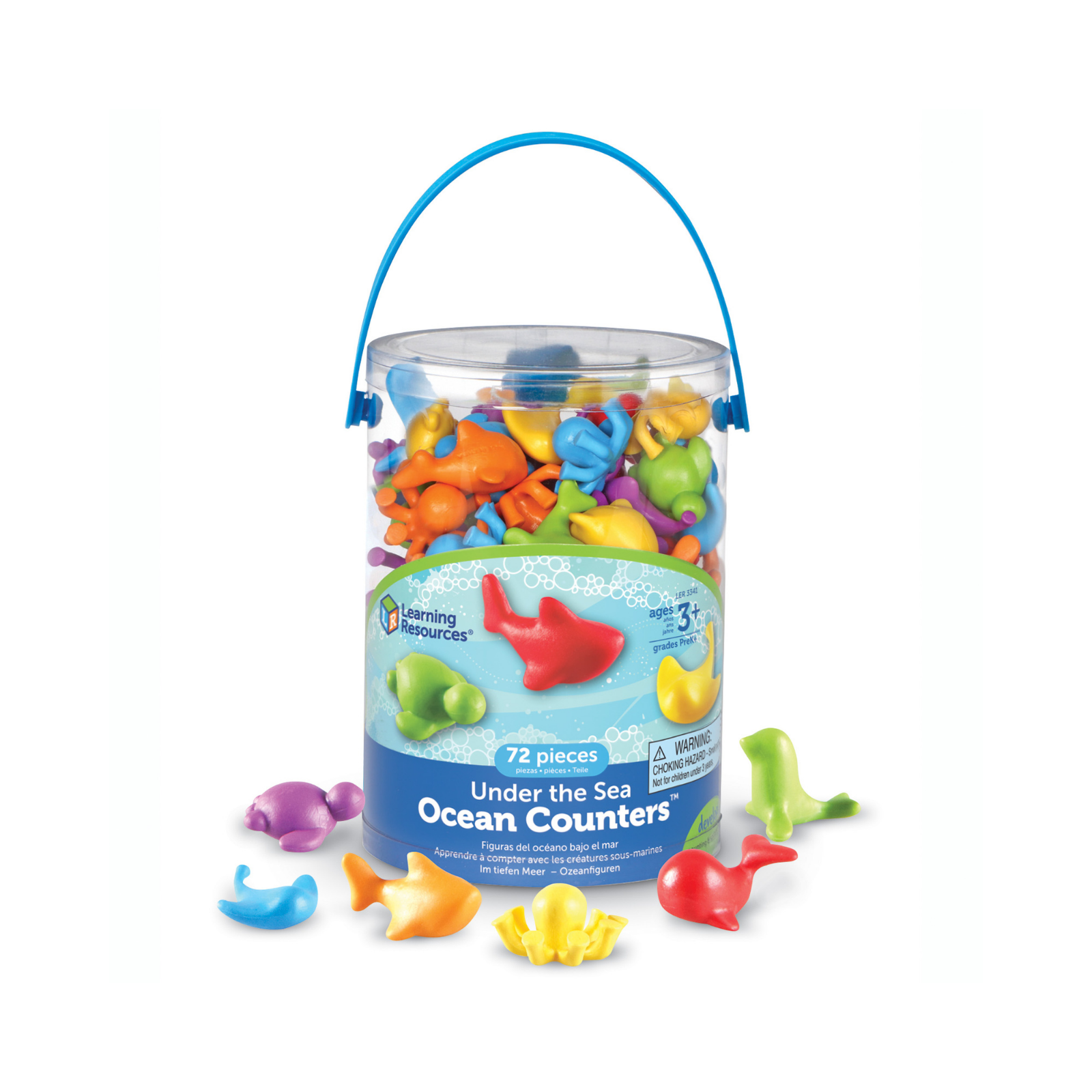 Игровой набор Learning Resources фигурки «‎Морские обитатели‎». 72 элемента - фото 2