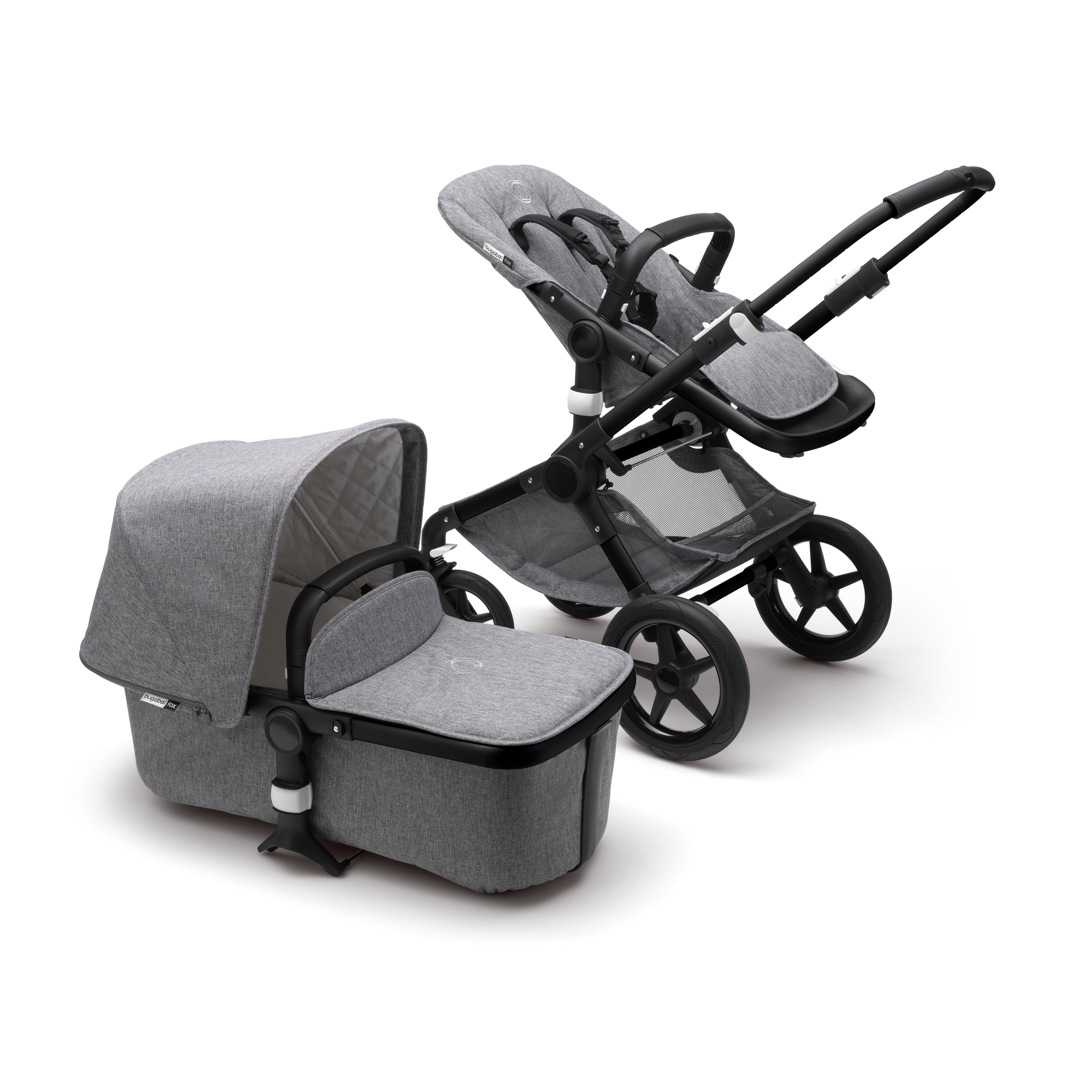 Bugaboo fox classic grey melange on sale