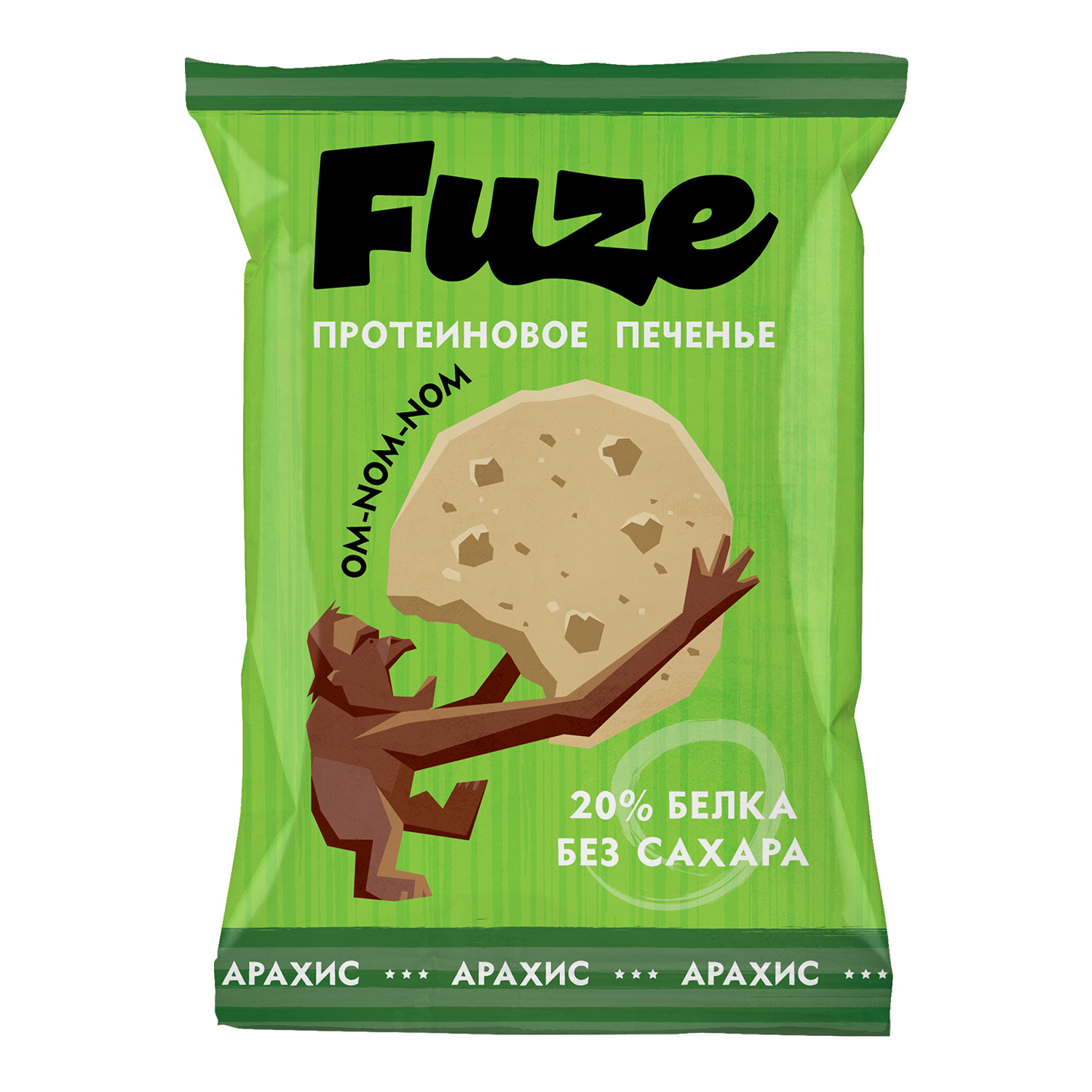 Печенье FUZE арахис 40г - фото 1