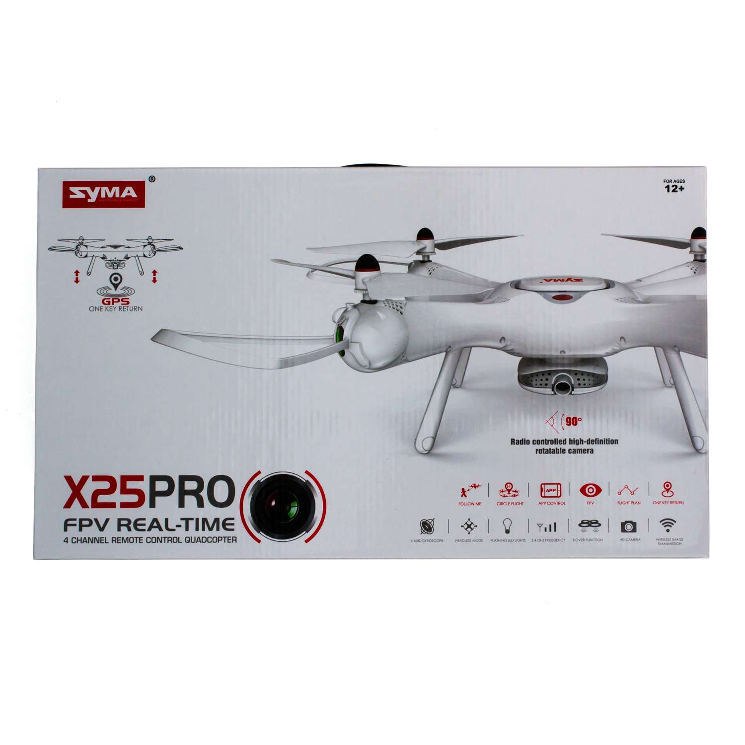 Квадрокоптер SYMA РУ X25Pro WiFi FPV - фото 2