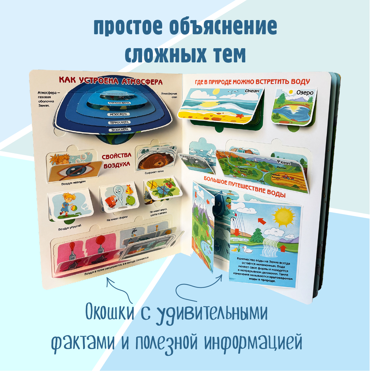 Энциклопедия с окошками BimBiMon книга детская - фото 2