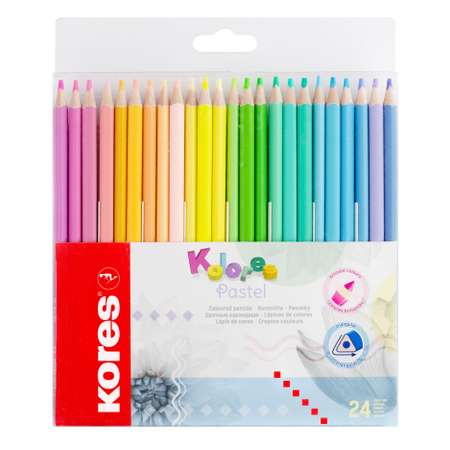 Карандаши цветные Kores Kolores Pastel. 93321