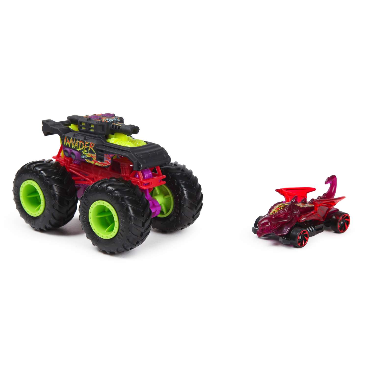 Машина Hot Wheels Monster Truck Invader HDB95 GRH81 - фото 1