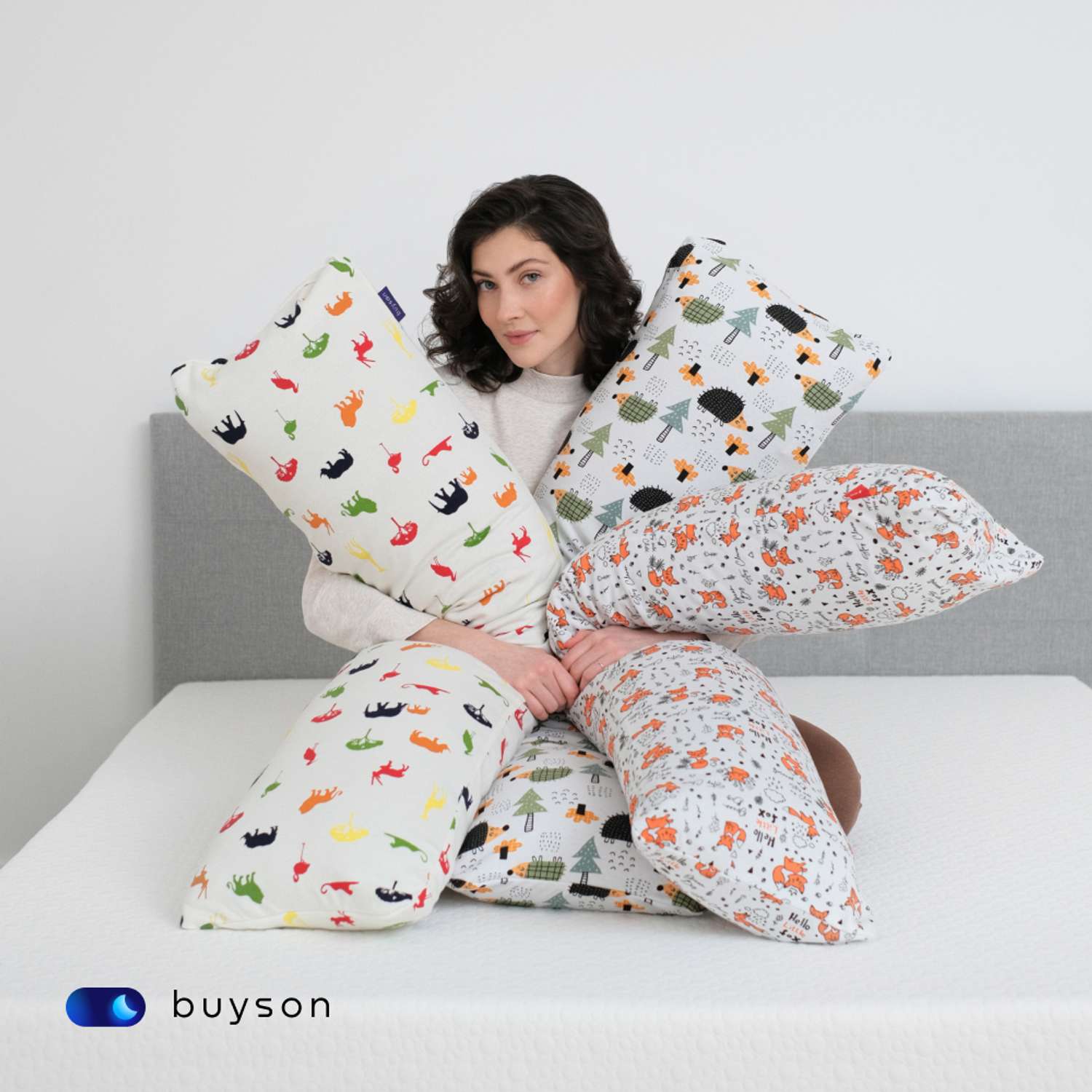 Подушка для беременных и детей buyson BuyComfy Foxy - фото 5