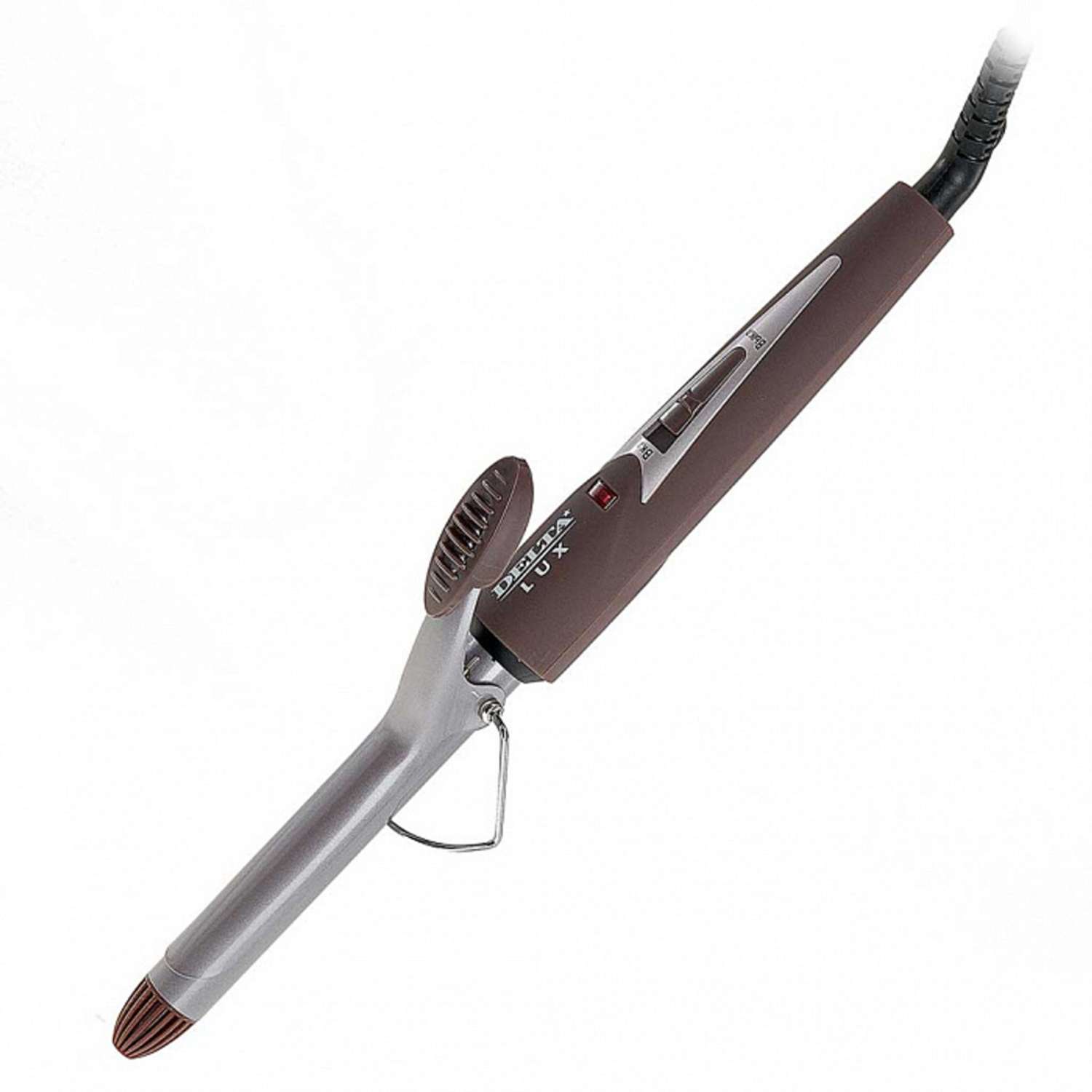 Стайлер для завивки волос Delta Lux DL-0630 коричневый керамическое покрытие d 19 мм 25 Вт - фото 3