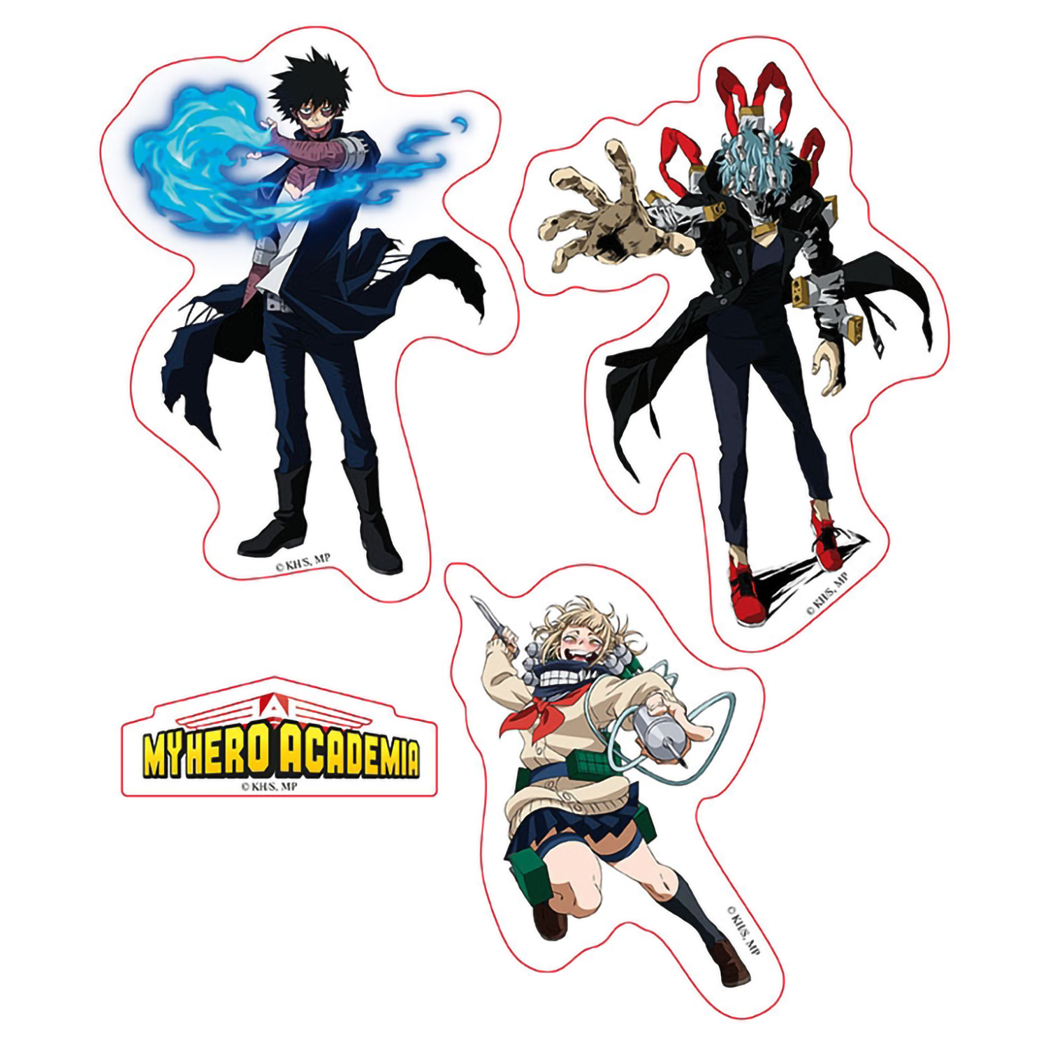 Наклейки ABYStyle My Hero Academia - Stickers - 16x11cm/ 2 Sheets - Heroes Villains X5 ABYDCO744 - фото 4