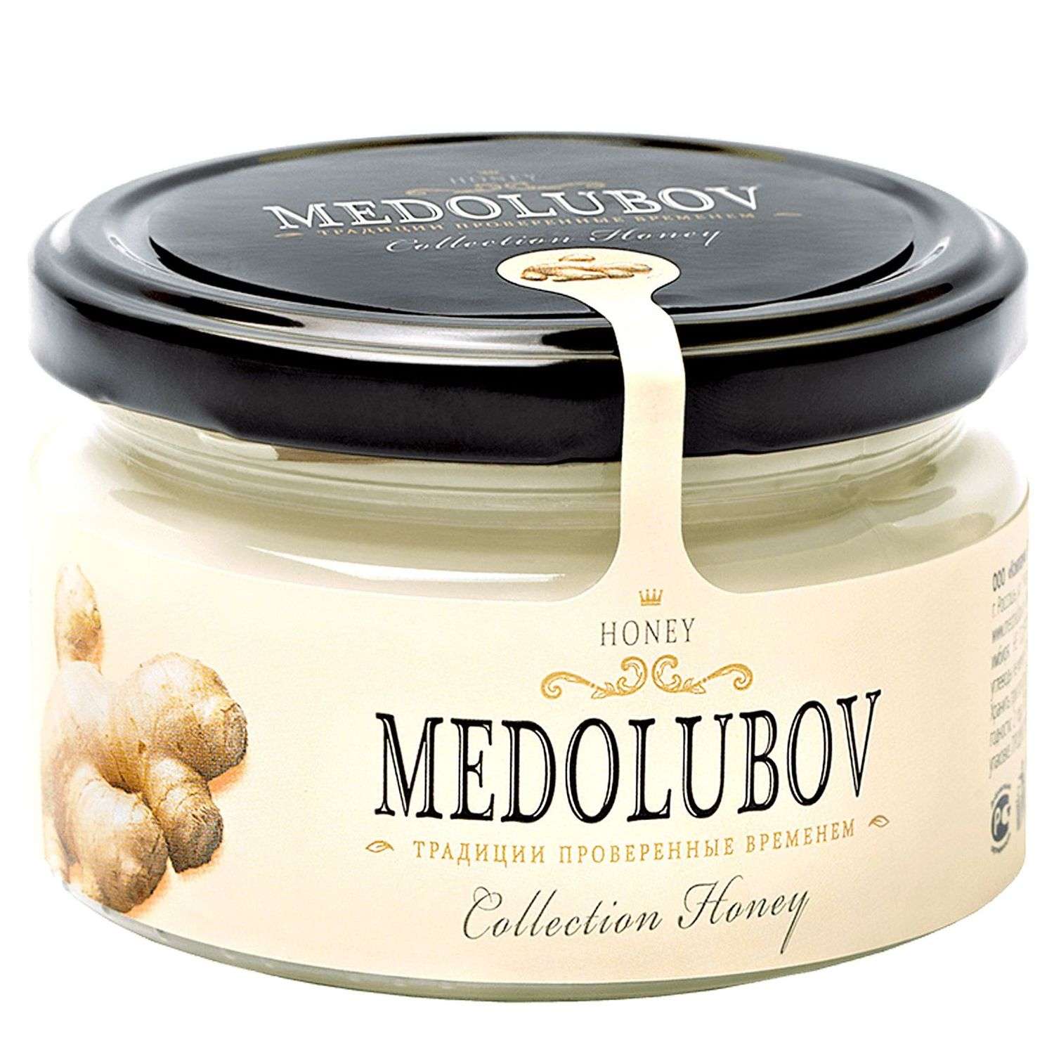 Мёд-суфле Медолюбов с имбирем 250мл - фото 1