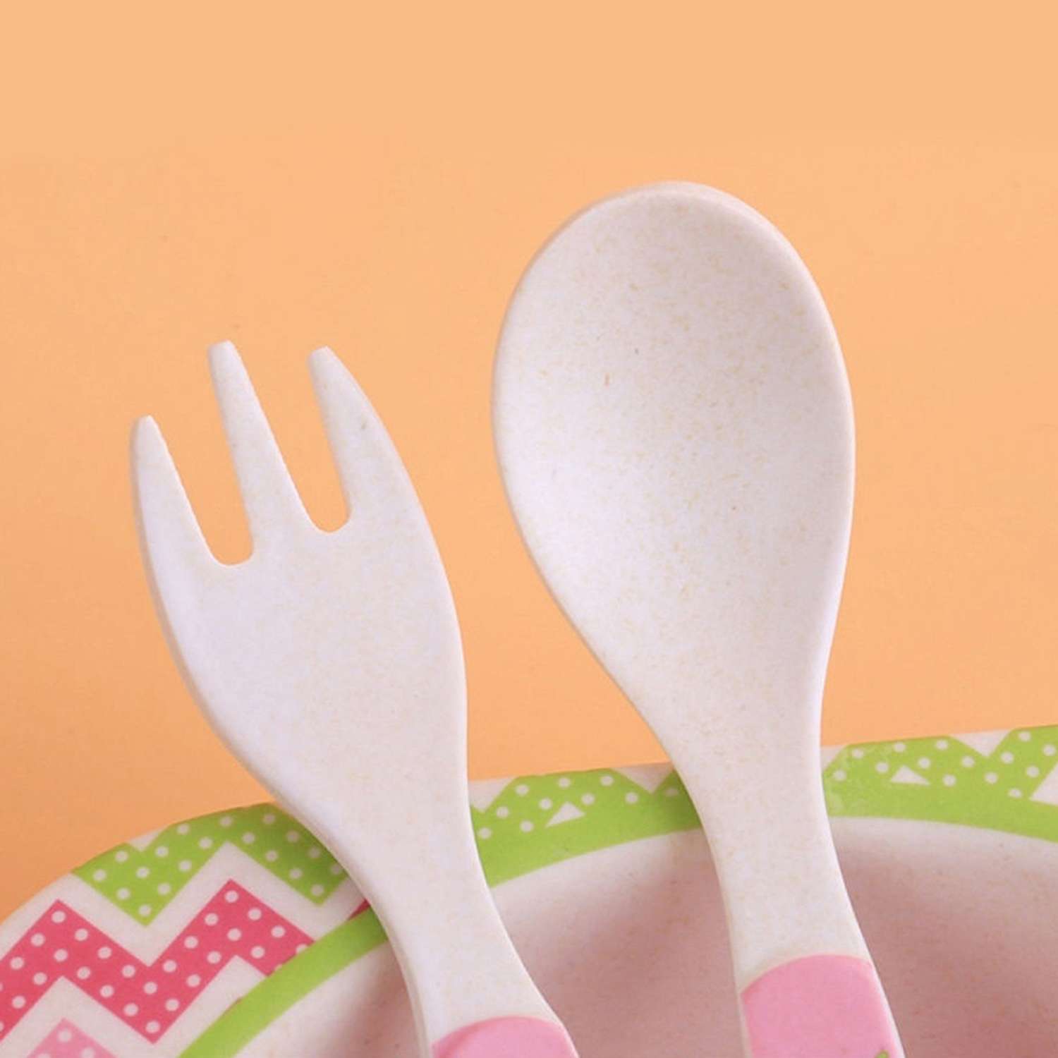 Набор детской посуды BURRG Фламинго 5 предметов - фото 4