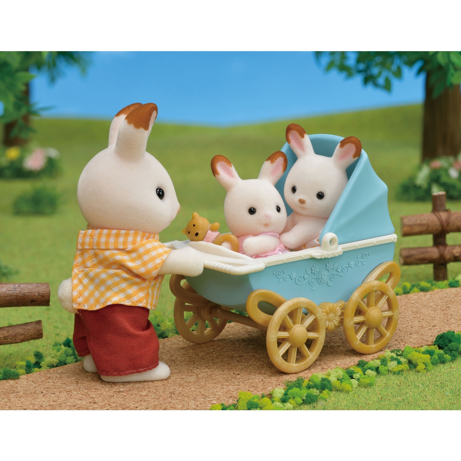 Набор Sylvanian Families Двойняшки в коляске 5432 - фото 4